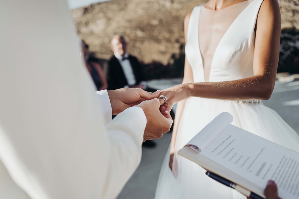 a couple getting married